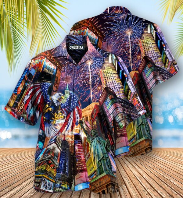 America New Years Day Firework Party Edition – Hawaiian Shirt