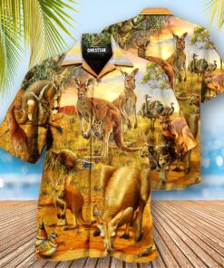 Animals My Spirit Animal Is A Kangaroo Edition - Hawaiian Shirt