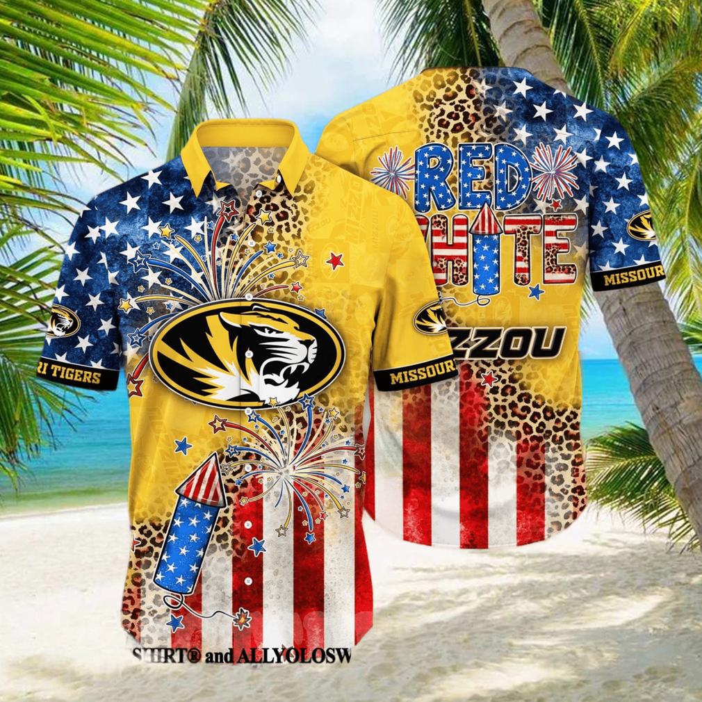 Missouri Tigers NCAA Independence Day Full Printed Hawaiian Shirt