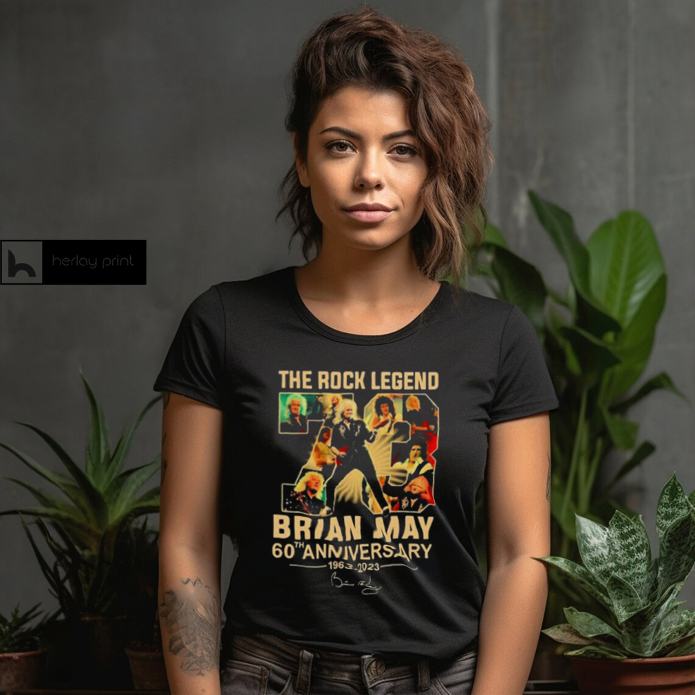 The Rock Legend 73 Brian May 60th Anniversary Shirt