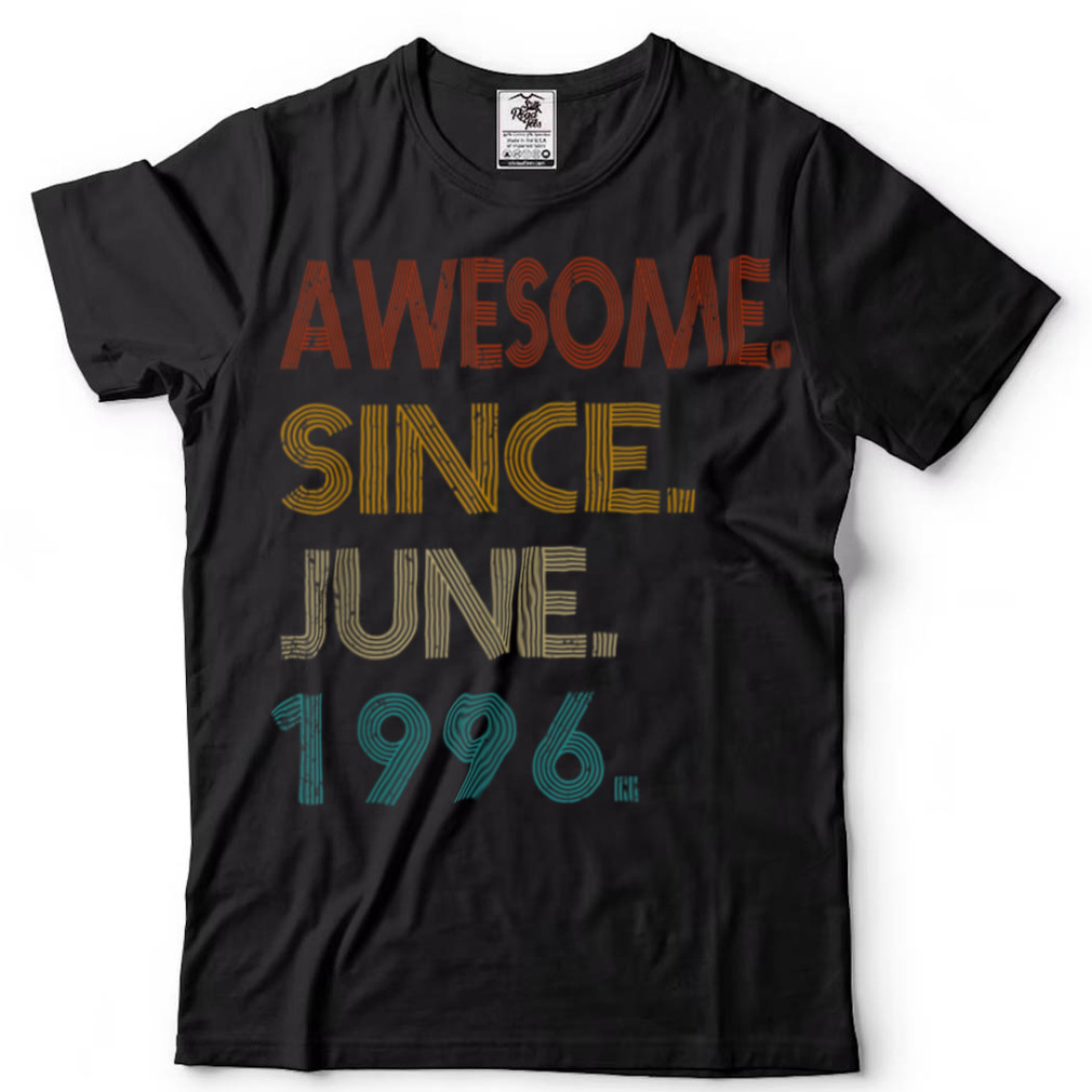 26th Birthday Awesome Since June 1996 Vintage T Shirt sweater shirt