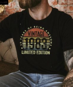 39 Year Old Gifts Vintage 1983 Limited Edition 39th Birthday T Shirt hoodie, Sweater Shirt