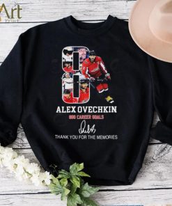 Alex Ovechkin 800 Career Goals Thank You For The Memories T Shirt