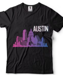 Austin Texas City Skyline Hometown TX Home State USA South T Shirt