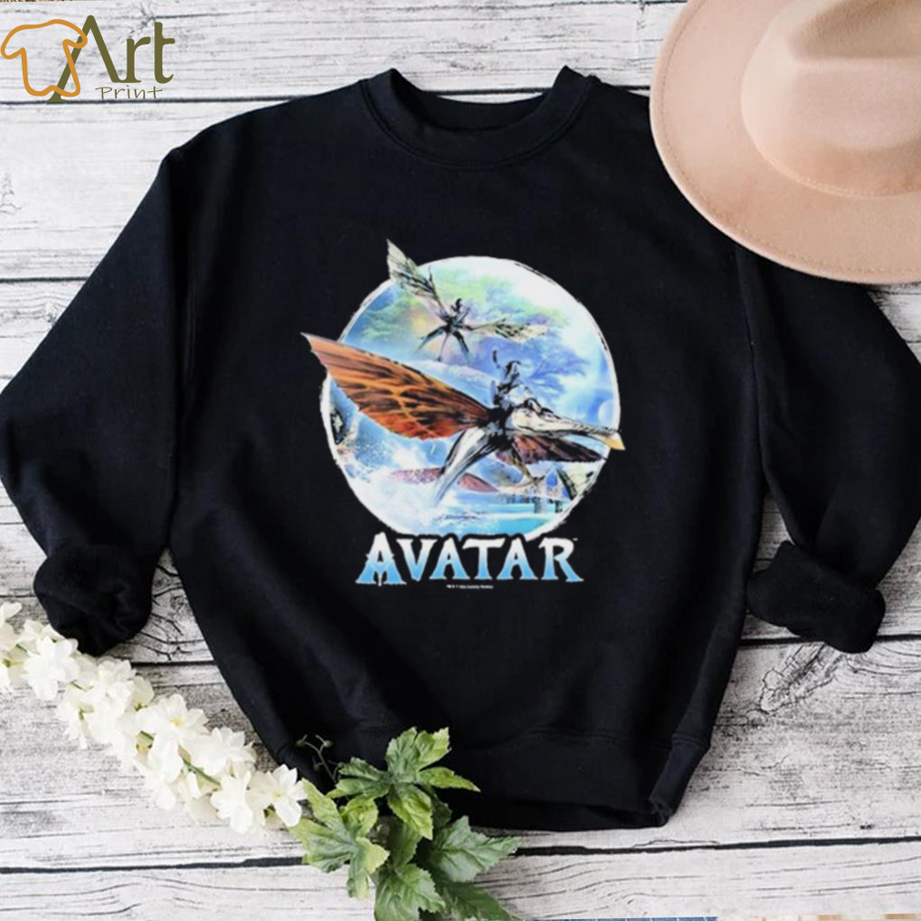 Avatar 2 The Way of Water Banshee Flight Water T Shirt Avatar Pandora