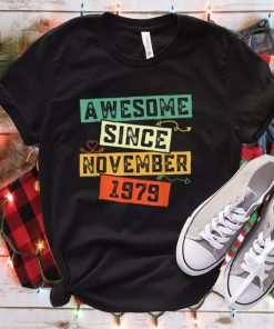 Awesome Since November 1979 42th Birthday Retro T Shirt hoodie, Sweater Shirt