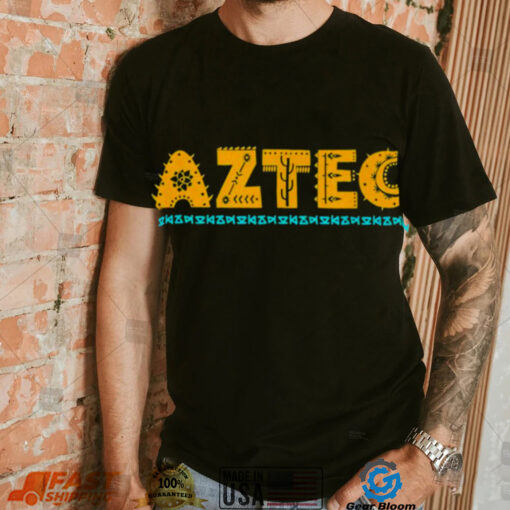 Aztec Mexican Pride Symbols T Shirt