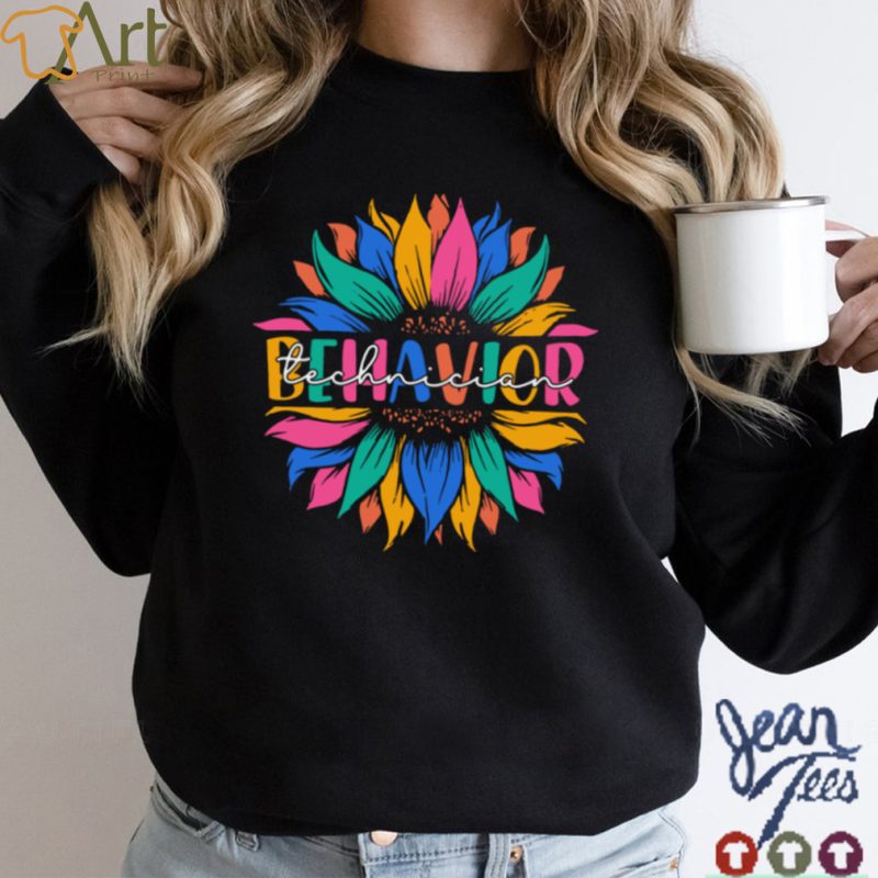 Behavior Technician Sunflower T Shirt