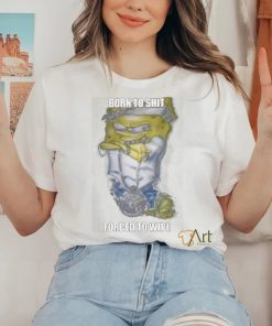Born to shit forced to wipe Gangster Spongebob Shirt