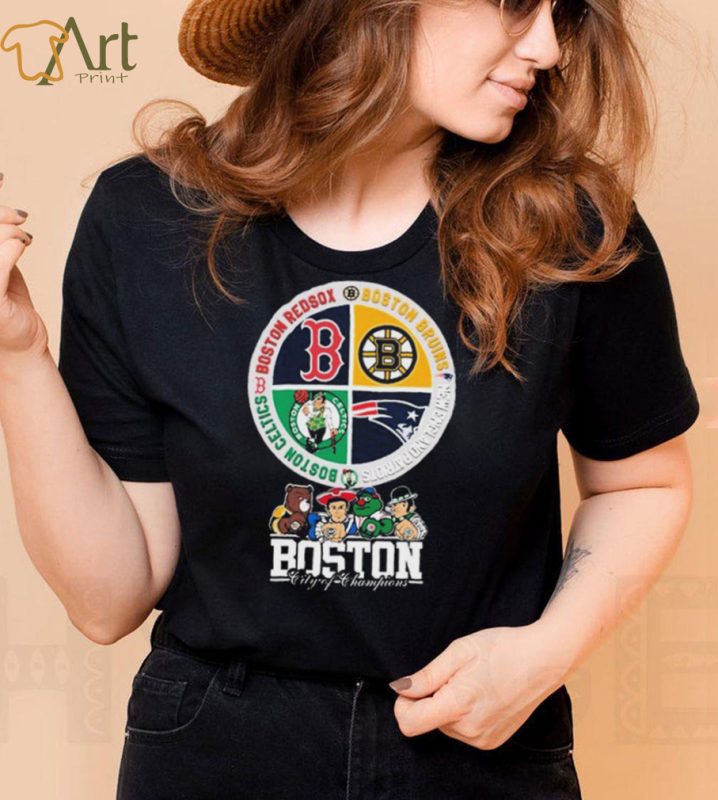Boston Celtics Boston Red Sox Boston Bruins New England Patriots Boston City Champions Shirt