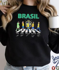 Brazil Team Football Abbey Road Signatures Shirt