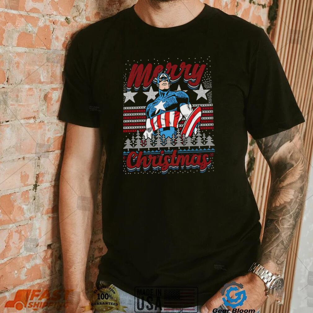 Captain America Christmas T Shirt