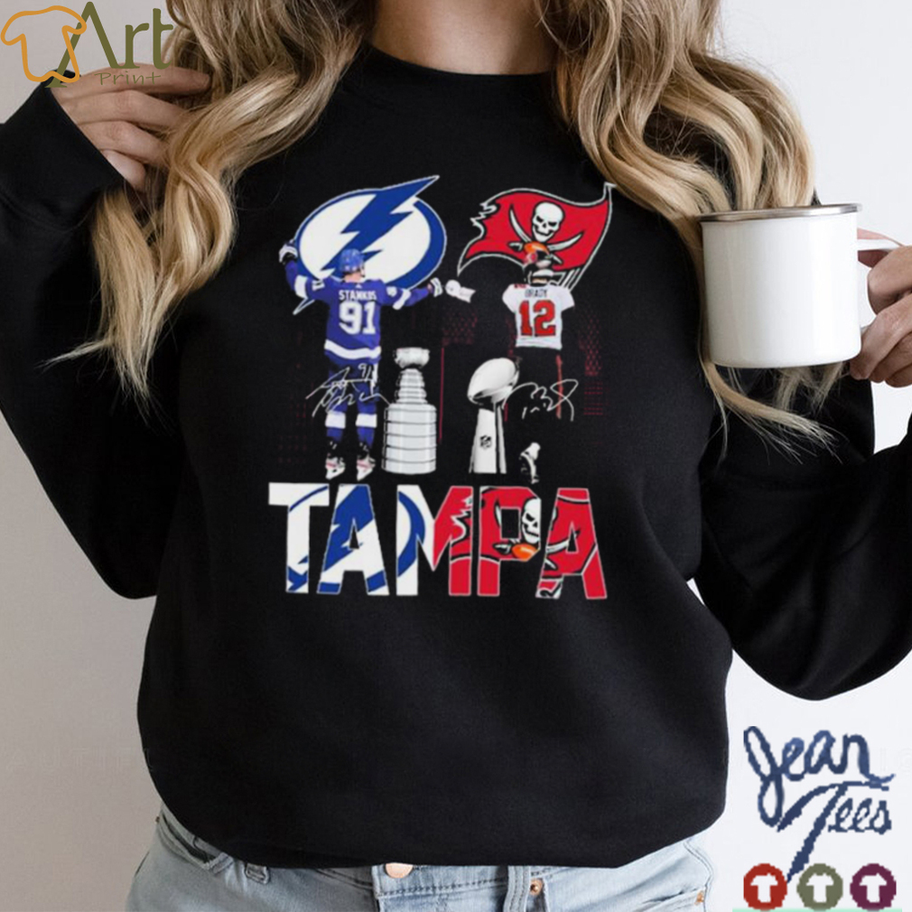 Captain Fear And Thunderbug Tampa City Sports Shirt
