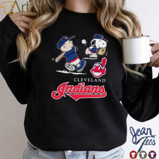 Charlie Brown Snoopy Cleveland Indians Shirt