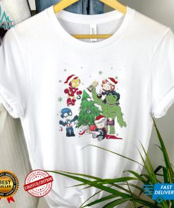Christmas Chibi Avengers Superhero T Shirt