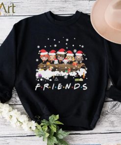 Cute Harry Potter Character With Friend’s Christmas Shirt