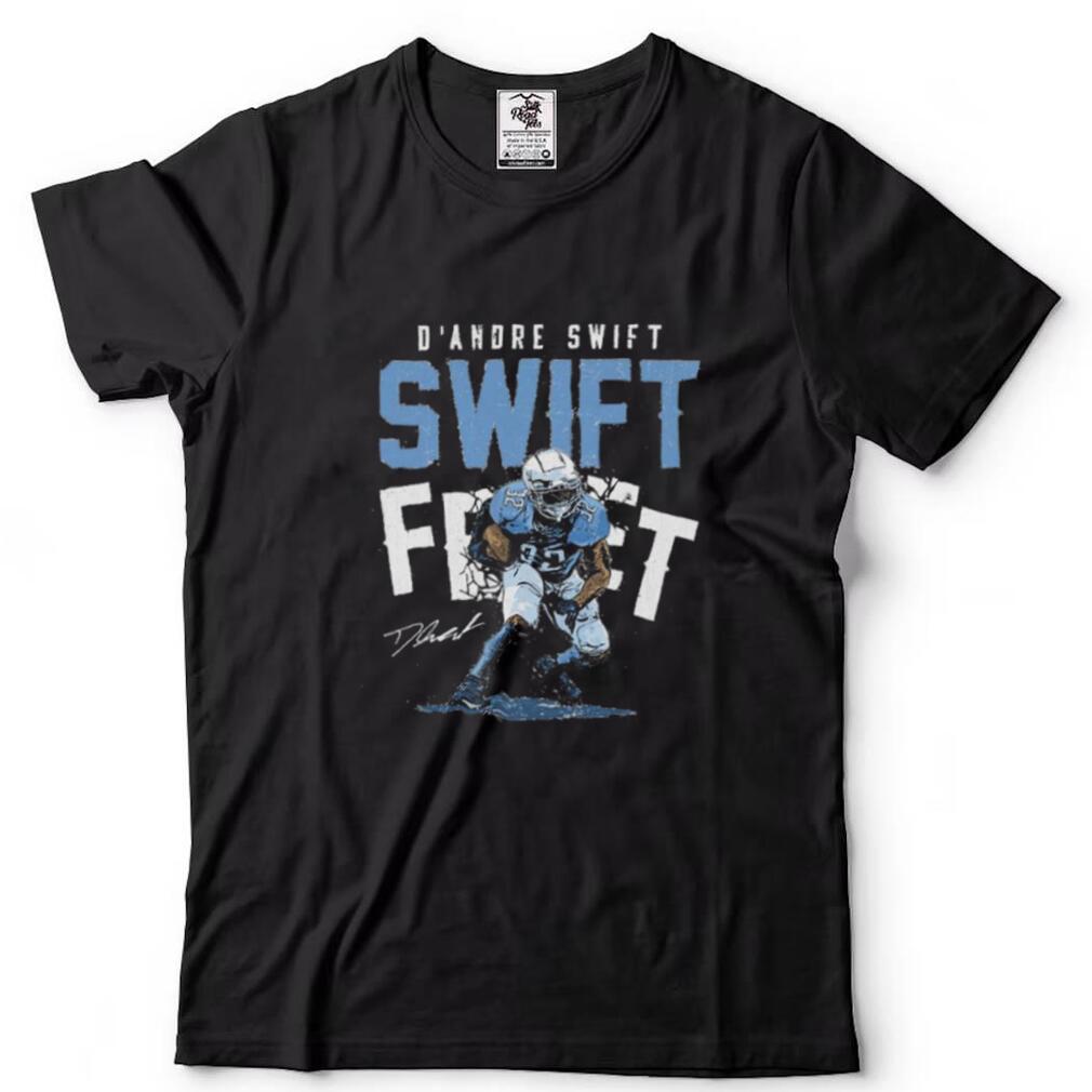D’Andre Swift Detroit Lions Swift Feet Signature Shirt