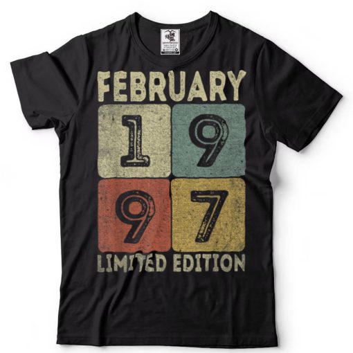 February 1997 Limited Edition Outfit Retro 25th Bday Gift T Shirt