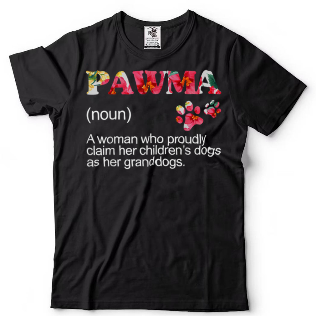 Floral Pawma Grandogs Grandma Dog Shirt, Mothers Day Women T Shirt