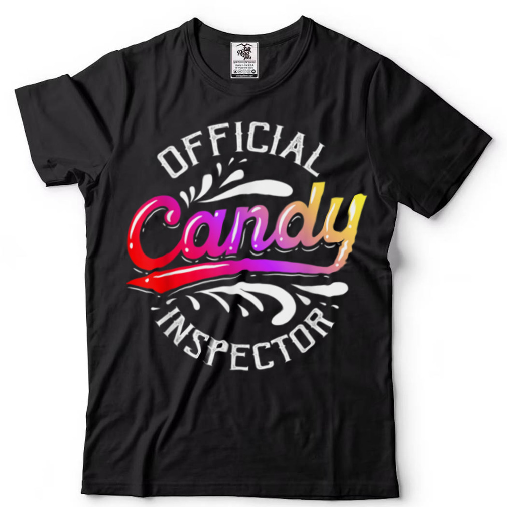 Funny Halloween Retro Vintage Candy Inspector Costume T Shirt