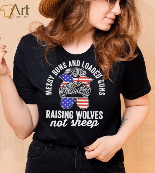 Funny Raising Wolves Not Sheep T Shirt