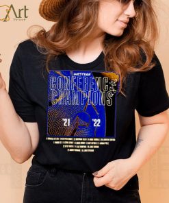 Golden State Warriors 2022 Western Conference Champions Balanced Attack Roster Shirt