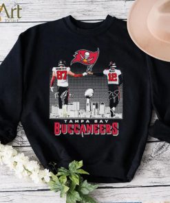 Gronkowski 87 And Brady 12 Tampa Bay Buccaneers City Sports Shirt
