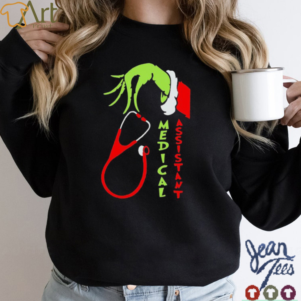 Hand Grinch Hand Medical Assistant Shirt