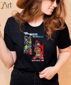 Iron Maiden X Marvel somewhere in time Guardians of the Galaxy a hollow Universe in Space shirt