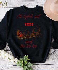 It’s Lights Out And Ho Ho Ho F1 Christmas shirt