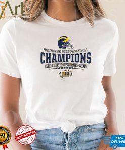 Michigan Wolverines Helmet 2022 Big 10 Football Conference Champions Shirt
