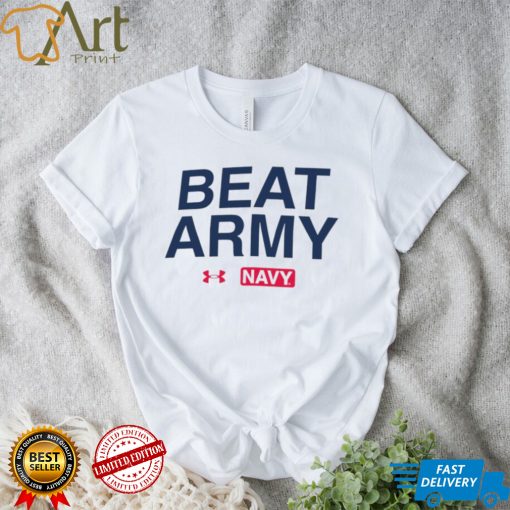 Midshipmen Under Armour 2022 Special Games beat Army logo shirt