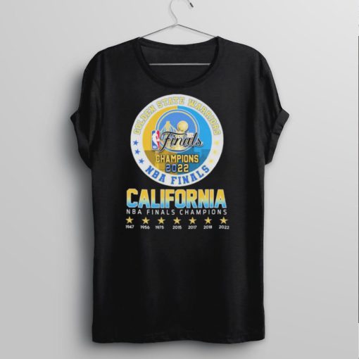 NBA Finals 2022 Golden State Warriors California Champions Signatures Shirt