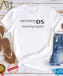 Nintendo DS touching is good retro shirt