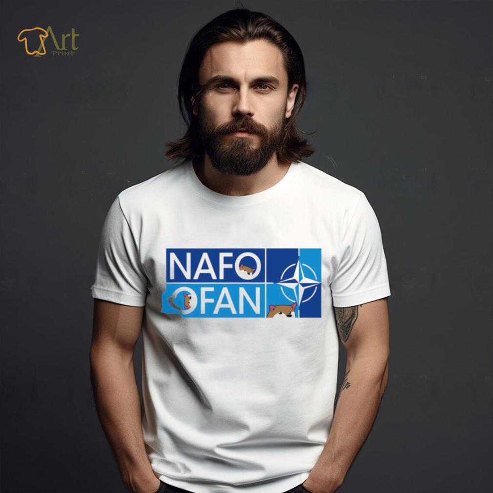 North Atlantic Fella Organization Nafo Ofan Ukraine logo shirt