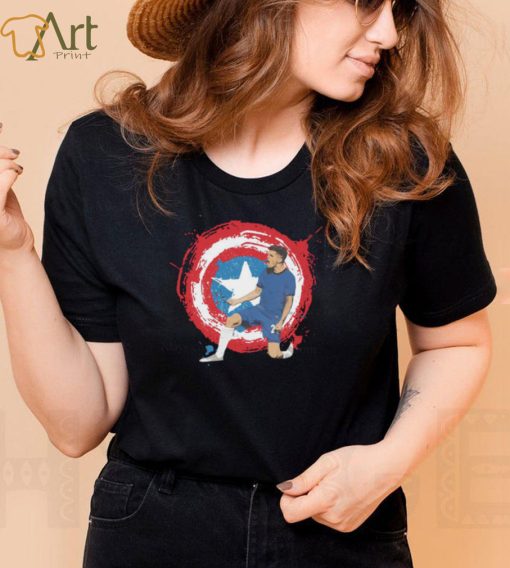 Official Christian Pulisic Captain America T shirt Navy