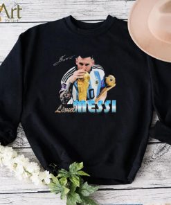 Official Lionel Messi The Golden Ball Qatar World Cup 2022 Shirt