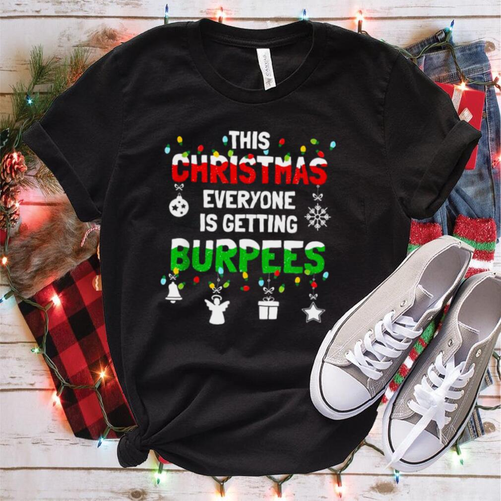 Official Official Burpee Christmas Workout Fitness Sarcastic Shirt hoodie, sweater