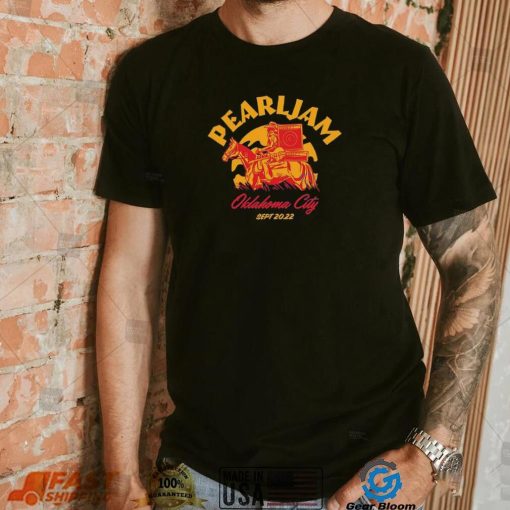 Pearl Jam Oklahoma City, Sept 20 2022, Paycom Center Oklahoma Event Shirt