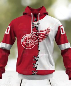 Personalized NHL Detroit Red Wings Mix Jersey 2023 3D Hoodie