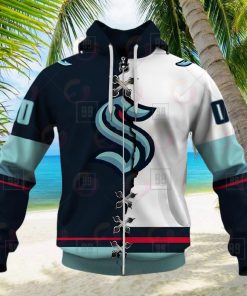 Personalized NHL Seattle Kraken Mix Jersey 2023 3D Hoodie