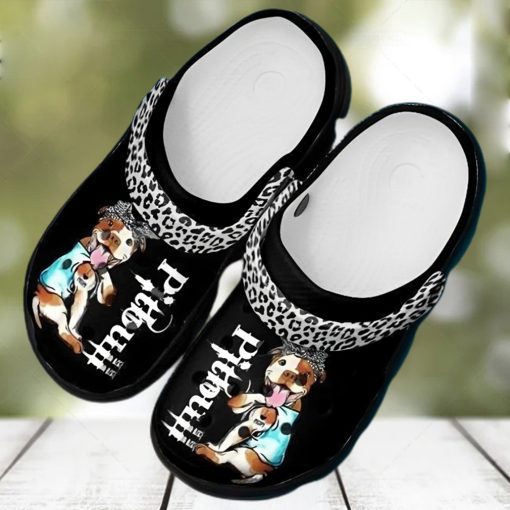 Pitbull Dog Rubber Comfy Footwear Personalized Clogs