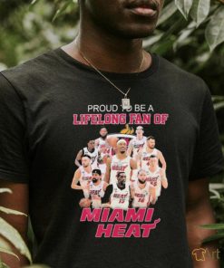 Proud To Be A Lifelong Fan Of Miami Heat 2023 Signatures Shirt