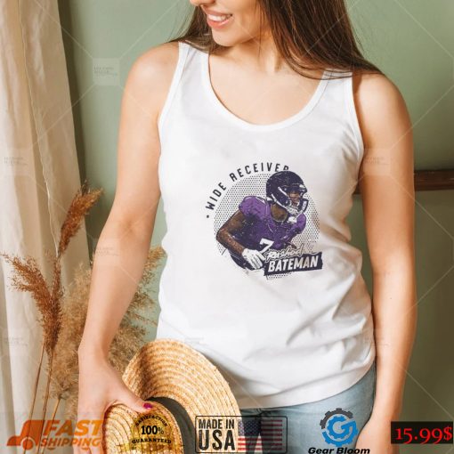 Rashod Bateman Baltimore Ravens Dots Wide Receiver shirt
