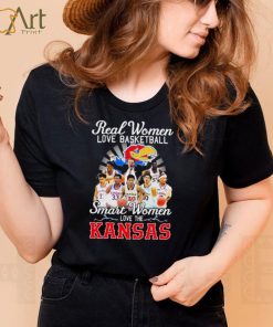 Real Women Love Basketball Smart Women Love The Kansas Shirt