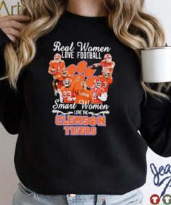 Real Women Love Football Smart Women Love The Clemson Football Signatures Shirt