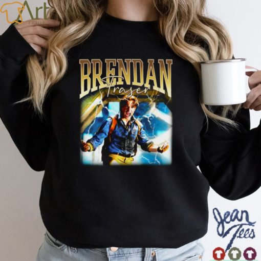 Retro Brendan Fraser The Legend Portrait Unisex Sweatshirt