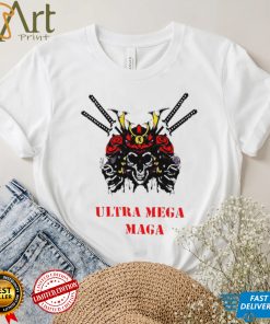 Samurai skull Ultra Mega Maga logo shirt