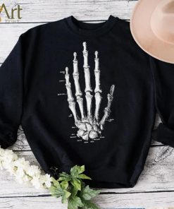 Skeleton hand quiet life art shirt