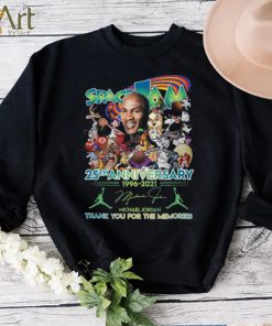 Space Jam 25th anniversary 1996 2021 Michael Jordan signature t shirt t shirtat Haywood Beach
